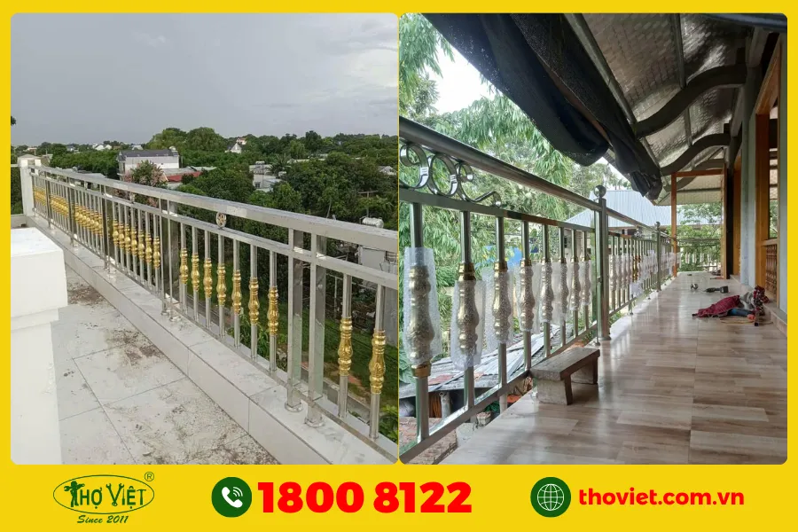 Quy trình làm lan can sắt - Thợ việt