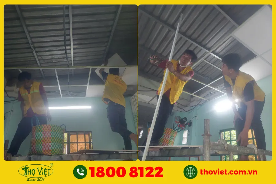 Giới thiệu dịch vụ thi công tường/ trần thạch cao