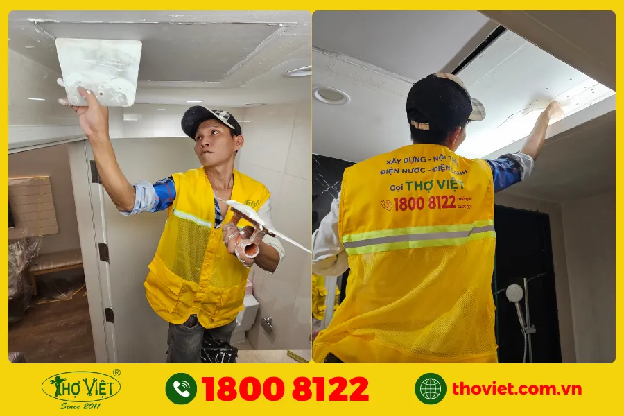 Tại sao, nên chọn Thợ Việt thi công tường/ trần thạch cao?