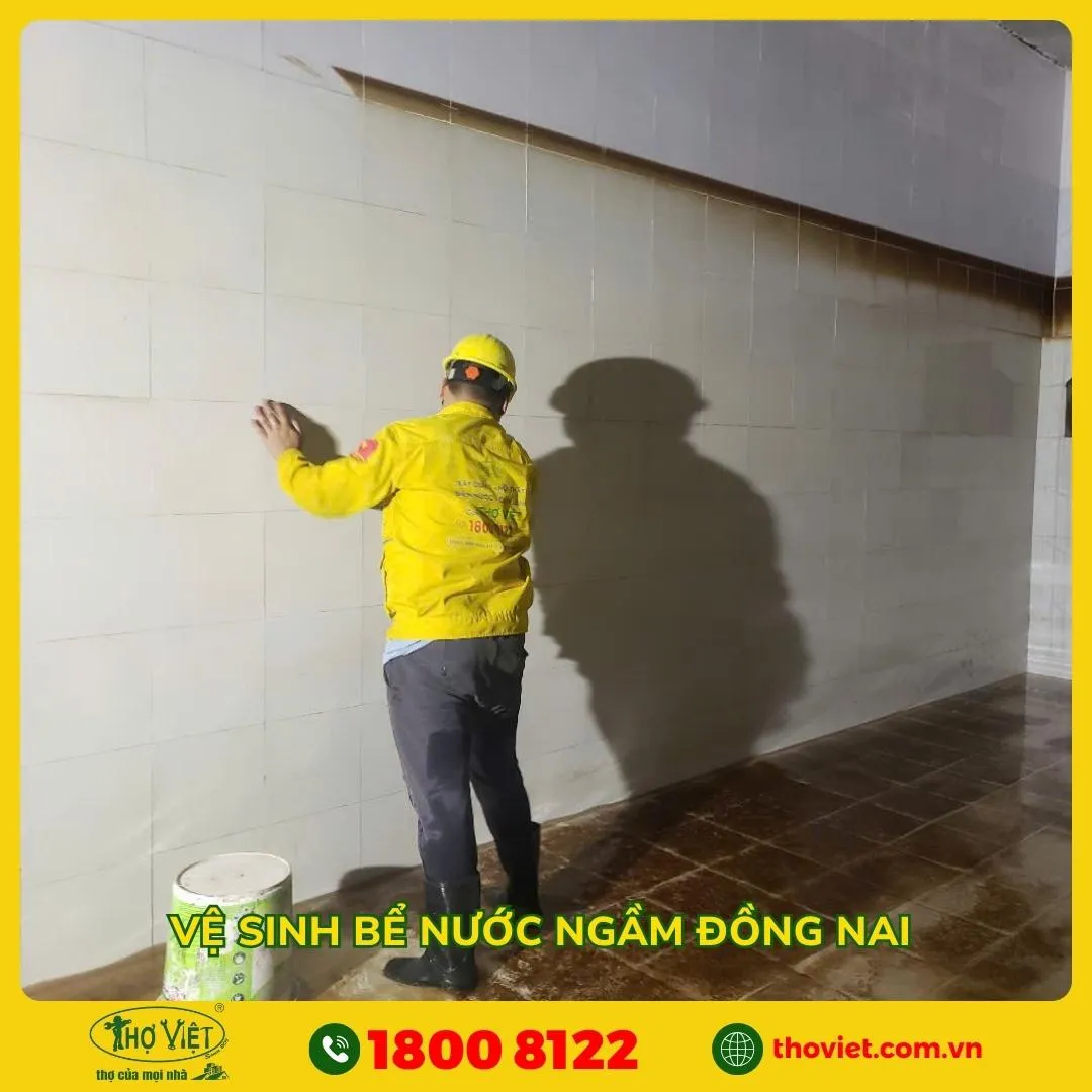 Vệ sinh bể nước ngầm Đồng Nai