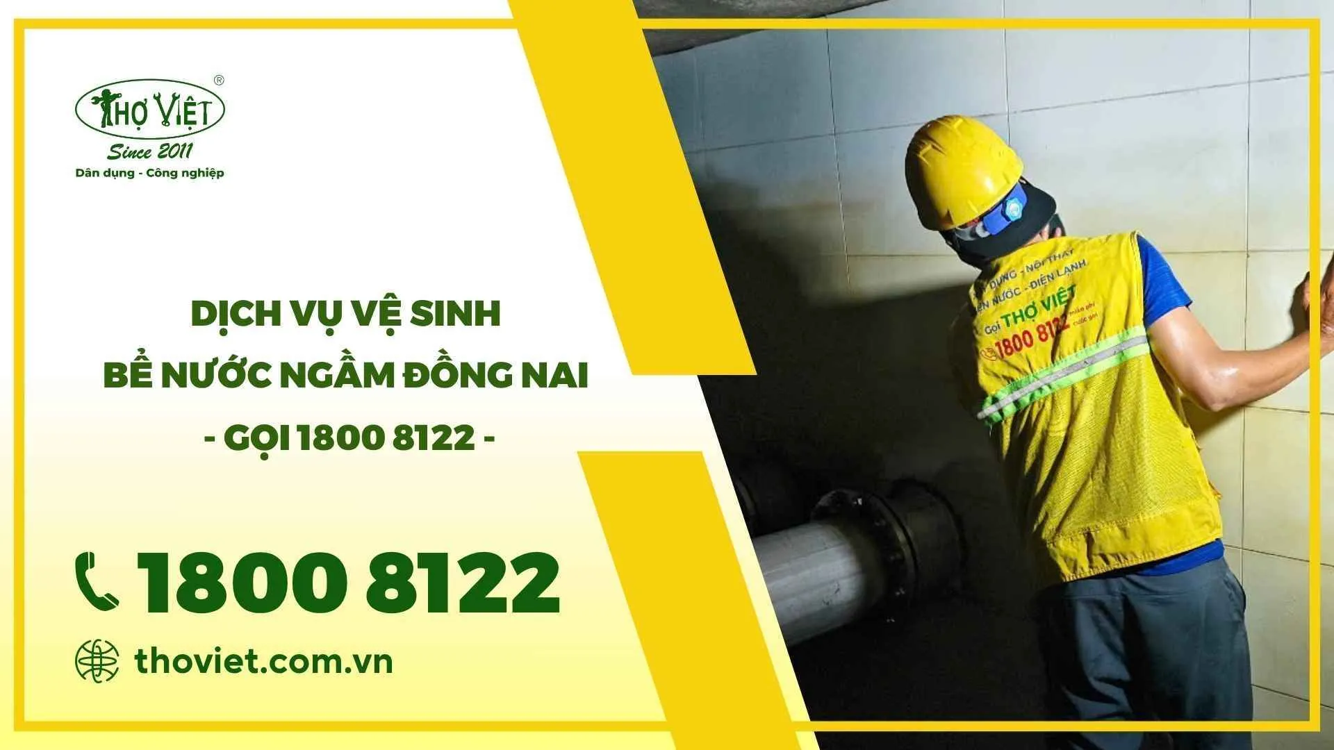 Vệ sinh bể nước ngầm Đồng Nai