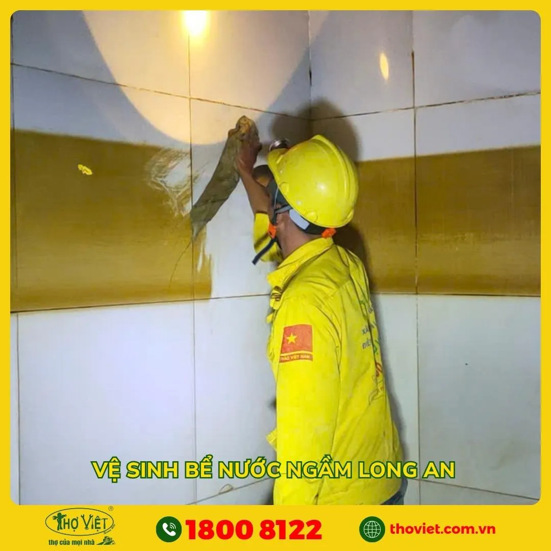 Vệ sinh bể nước ngầm Long An
