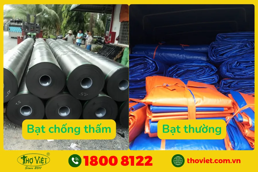 Bạt chống thấm khác gì so với bạt bình thường?