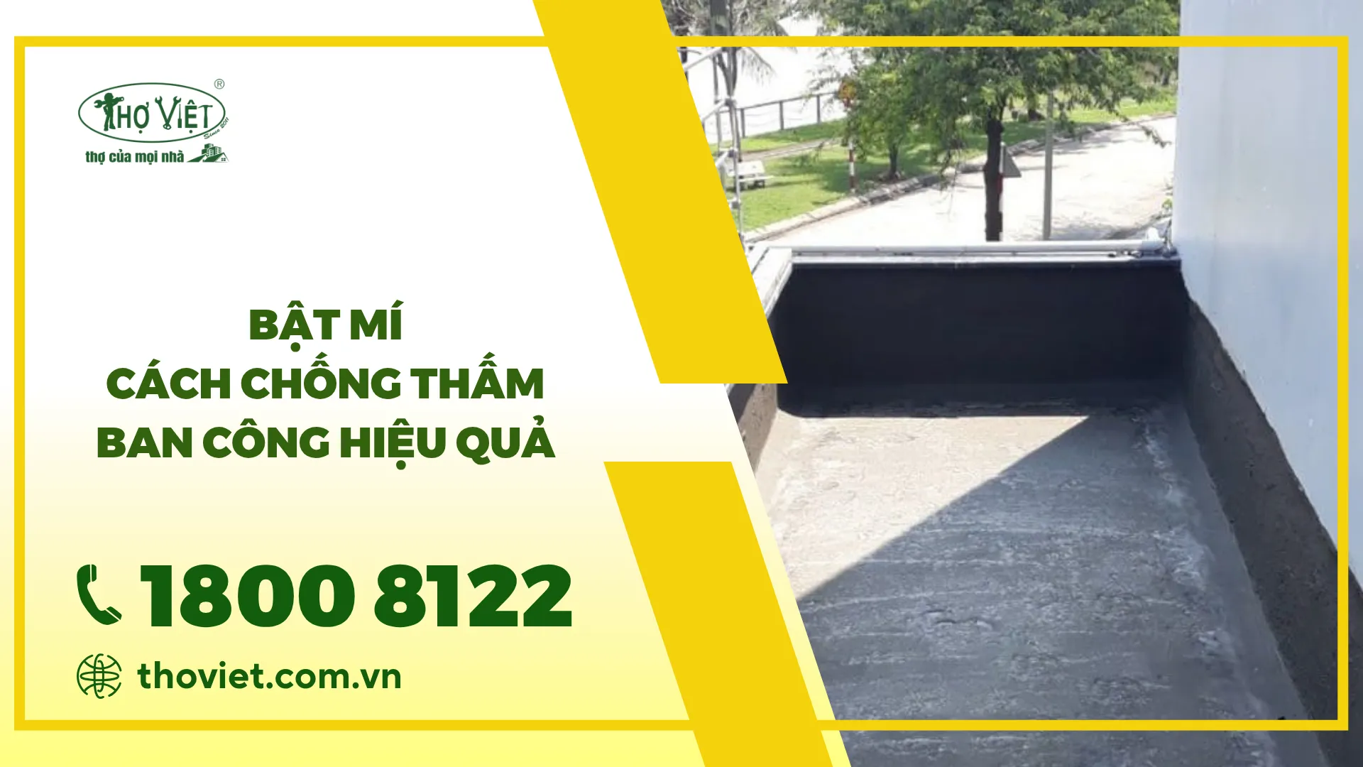 Bật mí cách chống thấm ban công hiệu quả & tiết kiệm chi phí