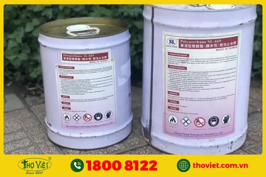 Chống thấm hộp số kỹ thuật nhà vệ sinh bằng keo polyurethane (PU)