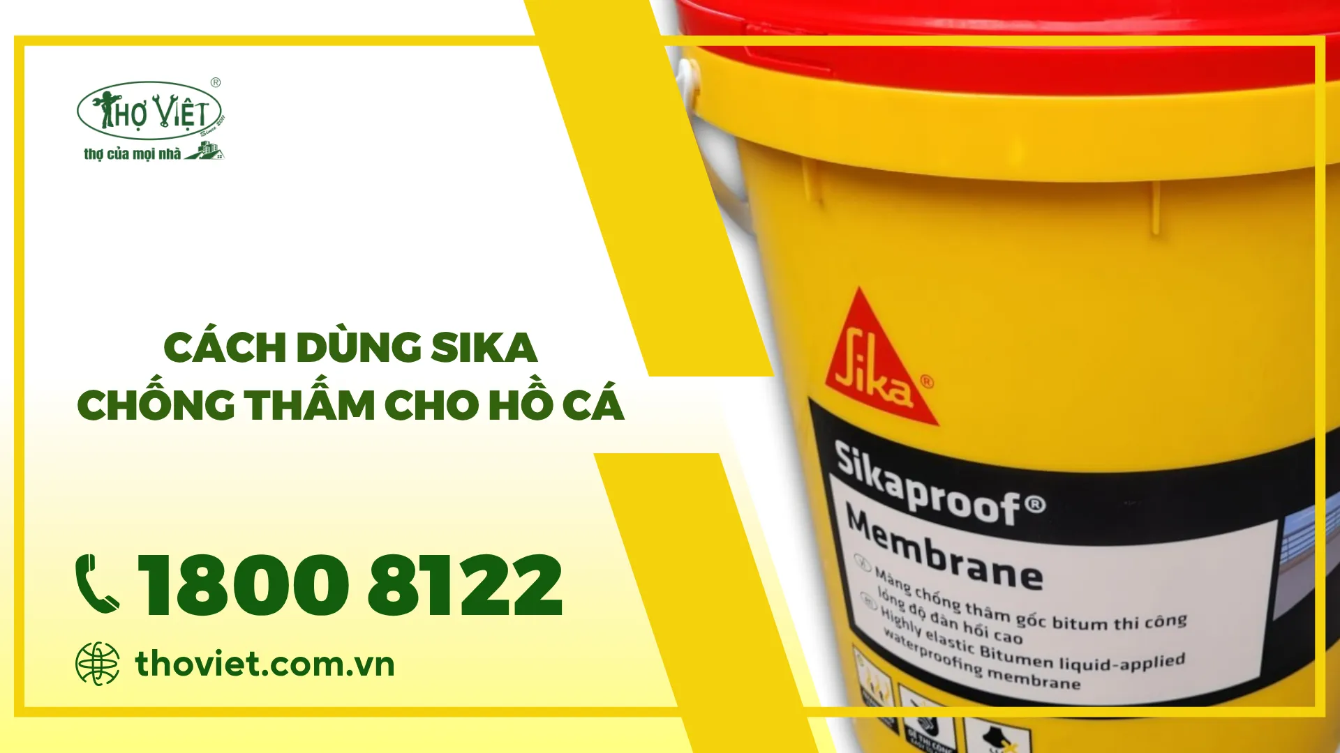 Cách dùng Sika chống thấm hồ cá hiệu quả & tiết kiệm chi phí