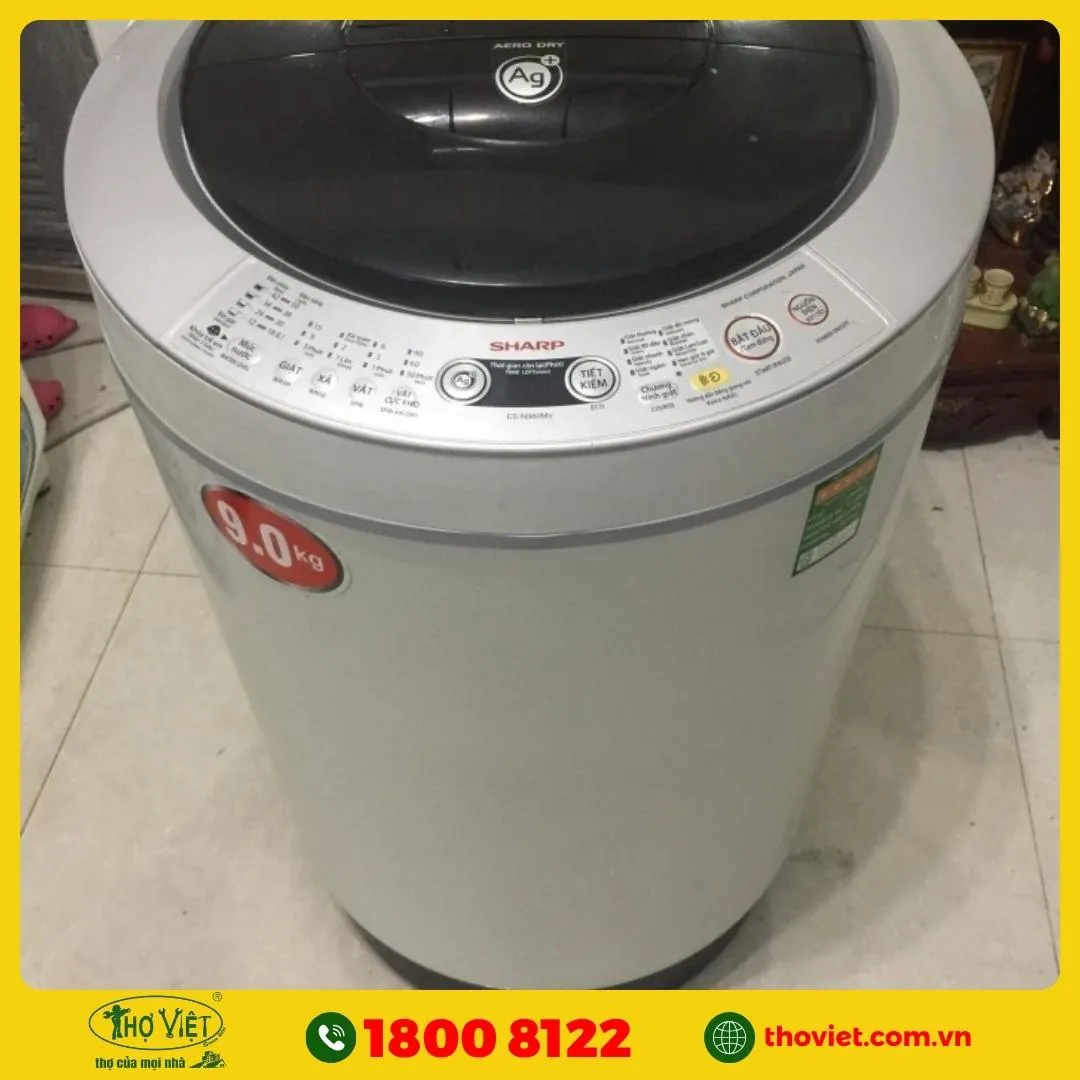 Cách kiểm tra mã lỗi máy giặt Sharp đúng cách