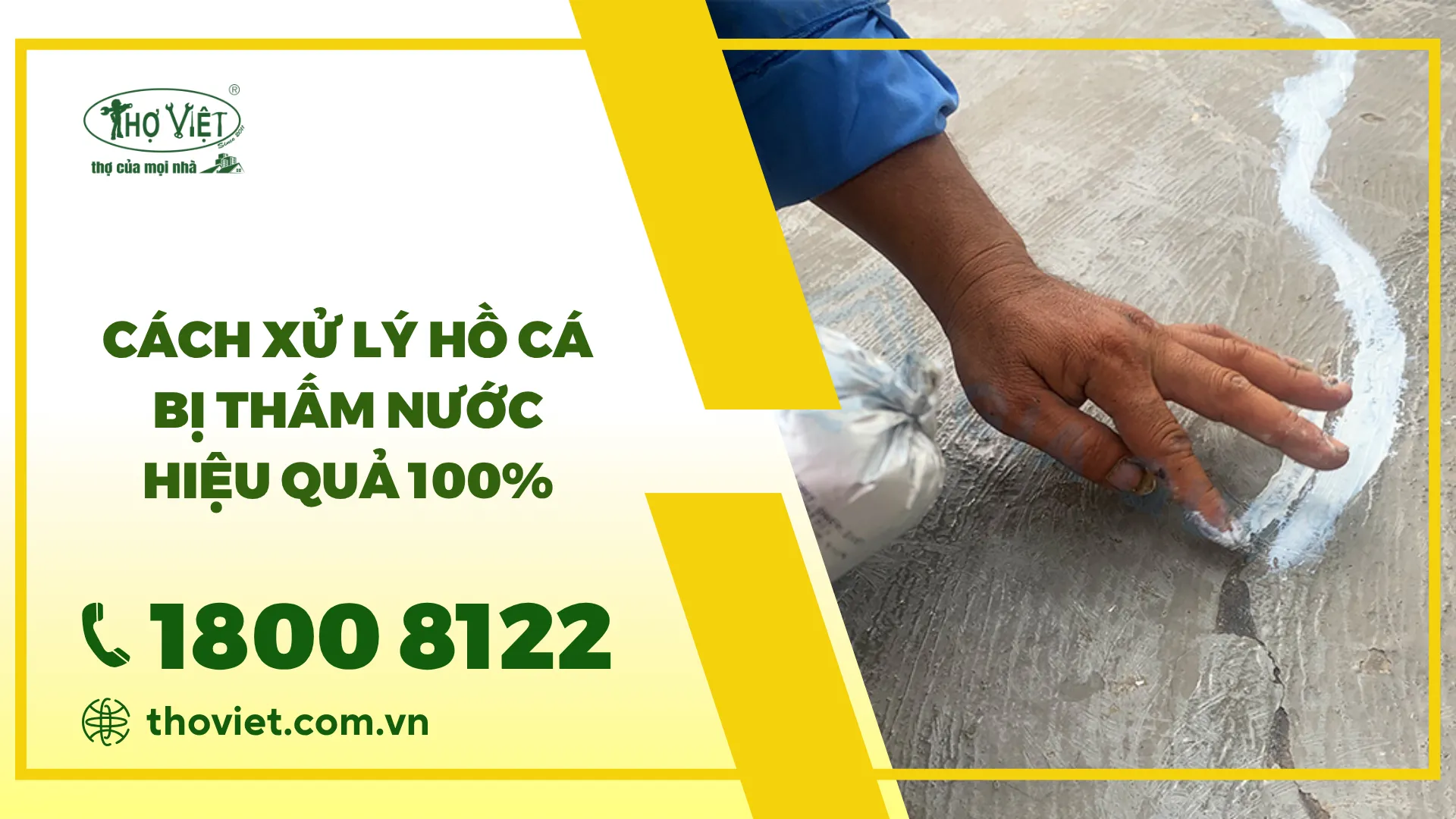 Cách xử lý hồ cá bị thấm nước hiệu quả 100%