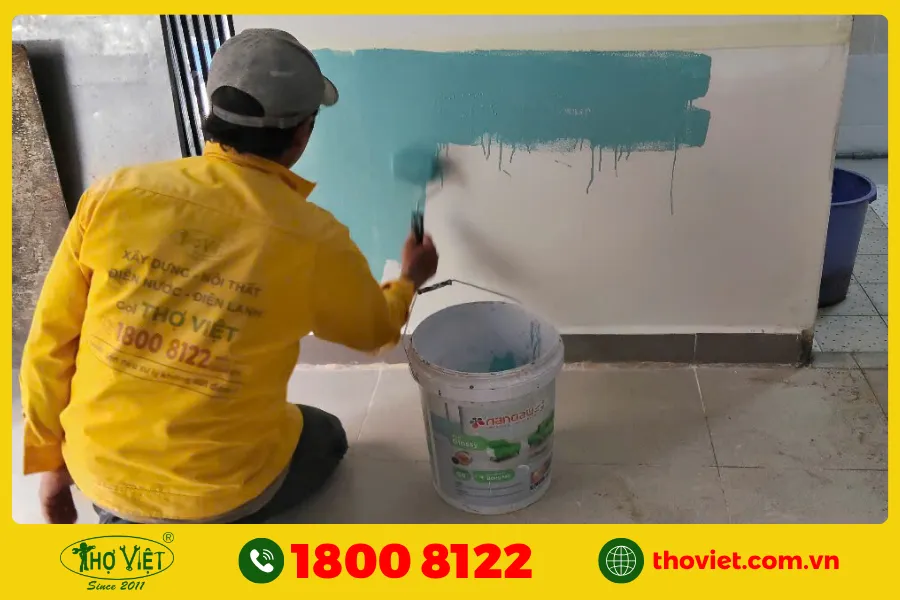 Các bước chống thấm chân tường sân thượng