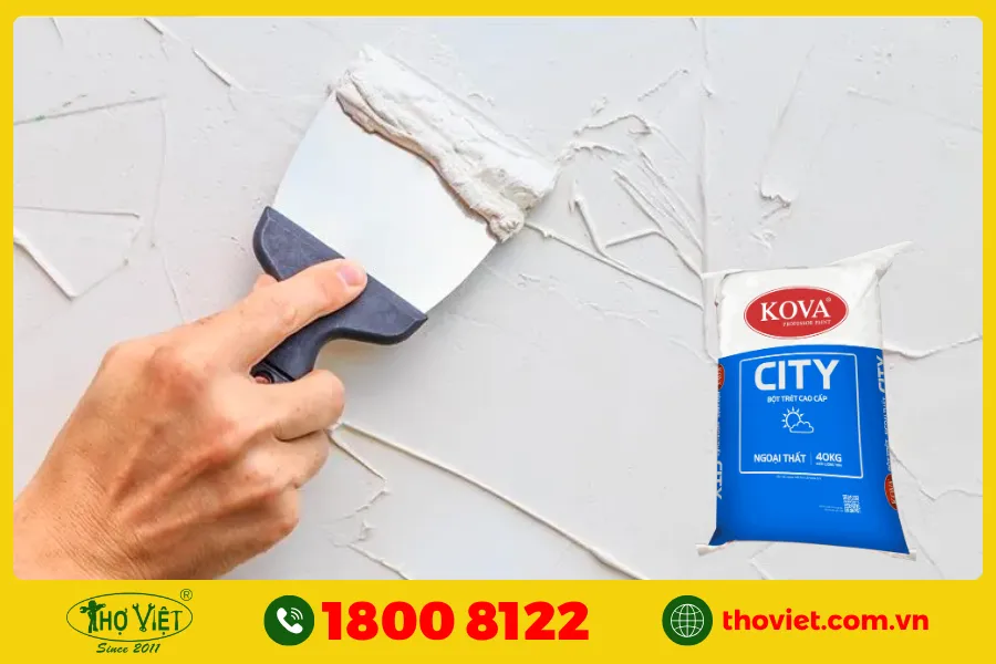 Chống thấm ngược nhà vệ sinh bằng sơn Kova