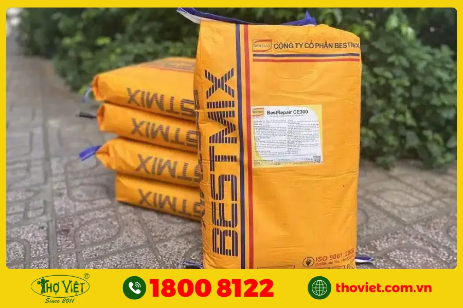 Chống thấm ron gạch sân thượng bằng gốc xi măng polymer cải tiến