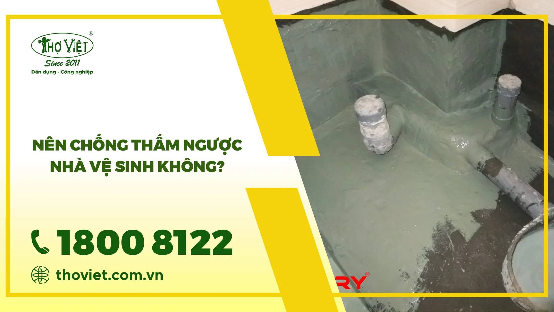 Nên chống thấm ngược nhà vệ sinh không? Phương pháp nào hiệu quả?