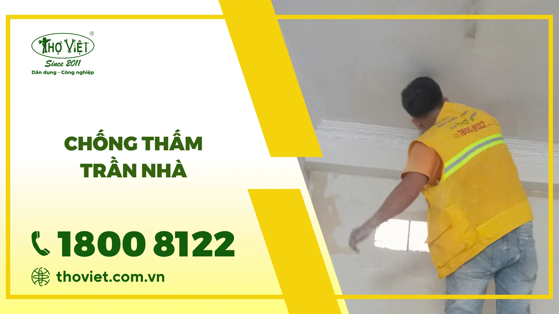 Dịch vụ chống thấm trần nhà tại TP.HCM & Các tỉnh lân cận