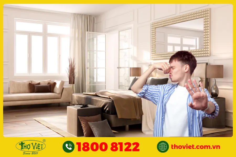 Dấu hiệu nhận biết phòng bị hôi
