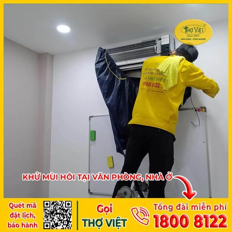 Tại sao, nên chọn Thợ Việt khử mùi hôi phòng?