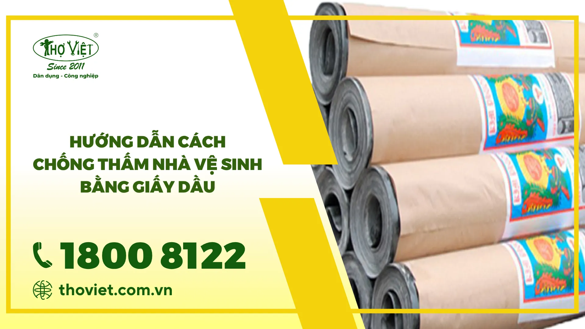 Hướng dẫn cách chống thấm nhà vệ sinh bằng giấy dầu