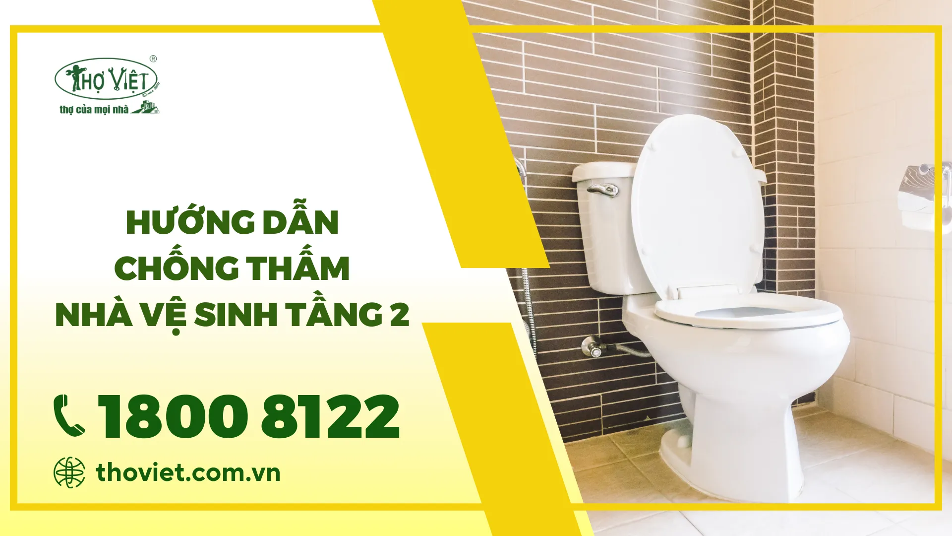 Hướng dẫn cách chống thấm nhà vệ sinh tầng 2 siêu dễ