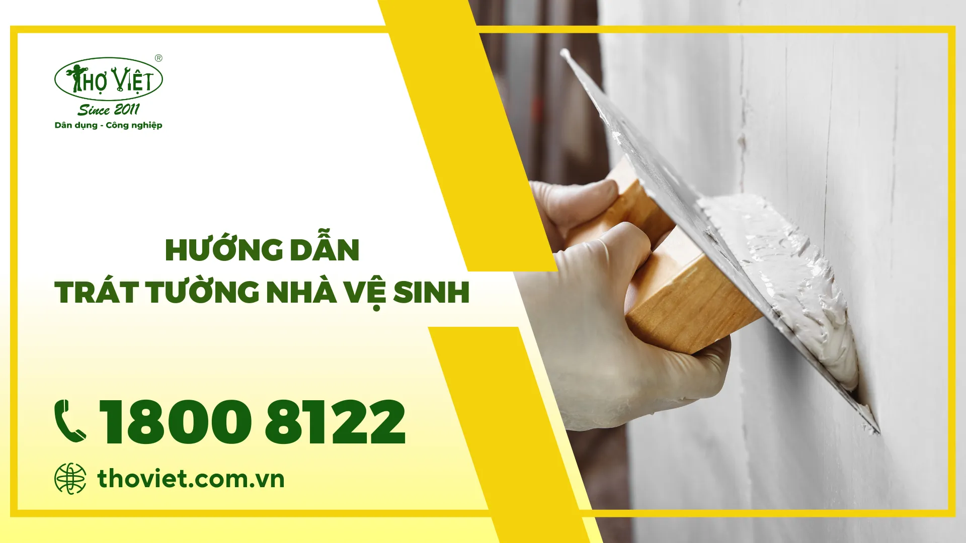 Hướng dẫn trát tường nhà vệ sinh đúng kỹ thuật