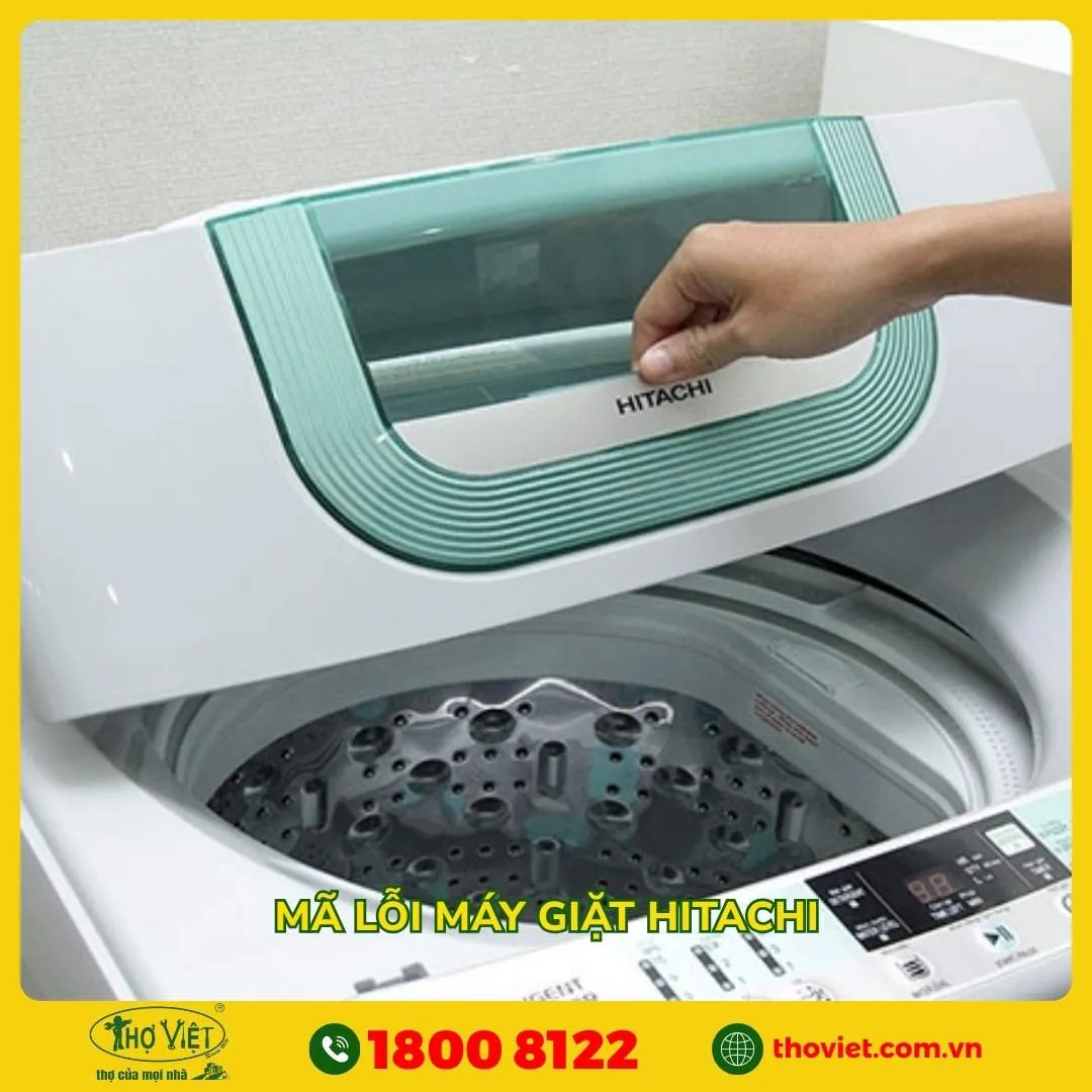 Mã lỗi máy giặt Hitachi