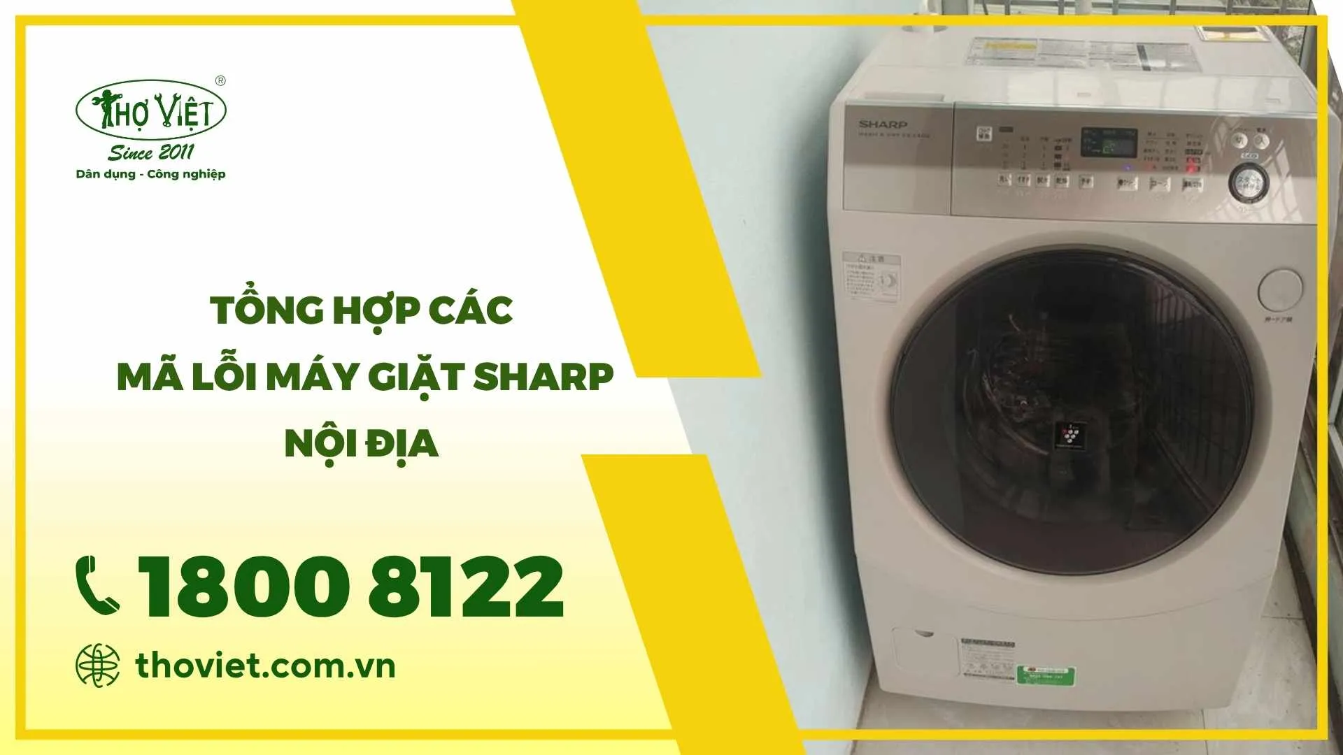 Mã lỗi máy giặt Sharp nội địa