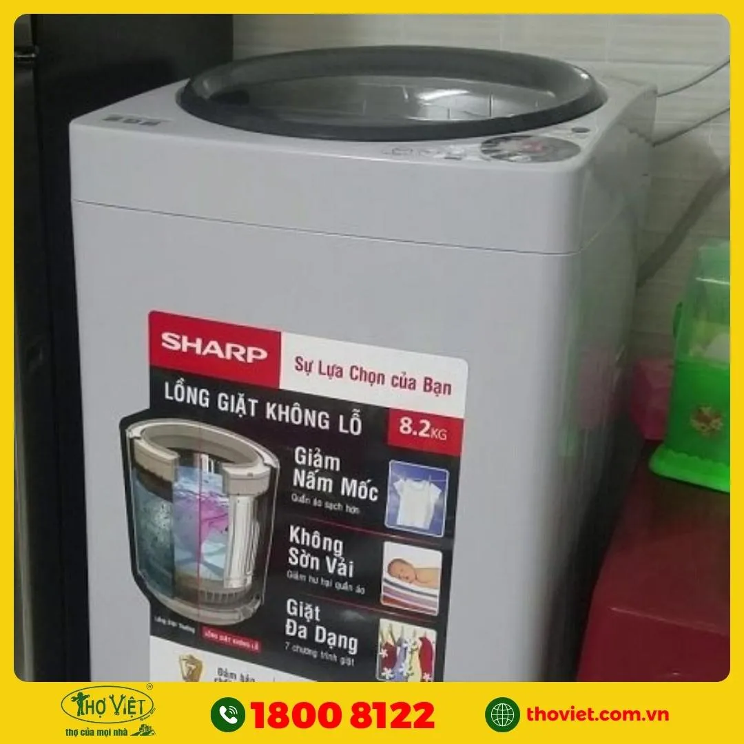 Cách kiểm tra mã lỗi máy giặt Sharp đúng cách