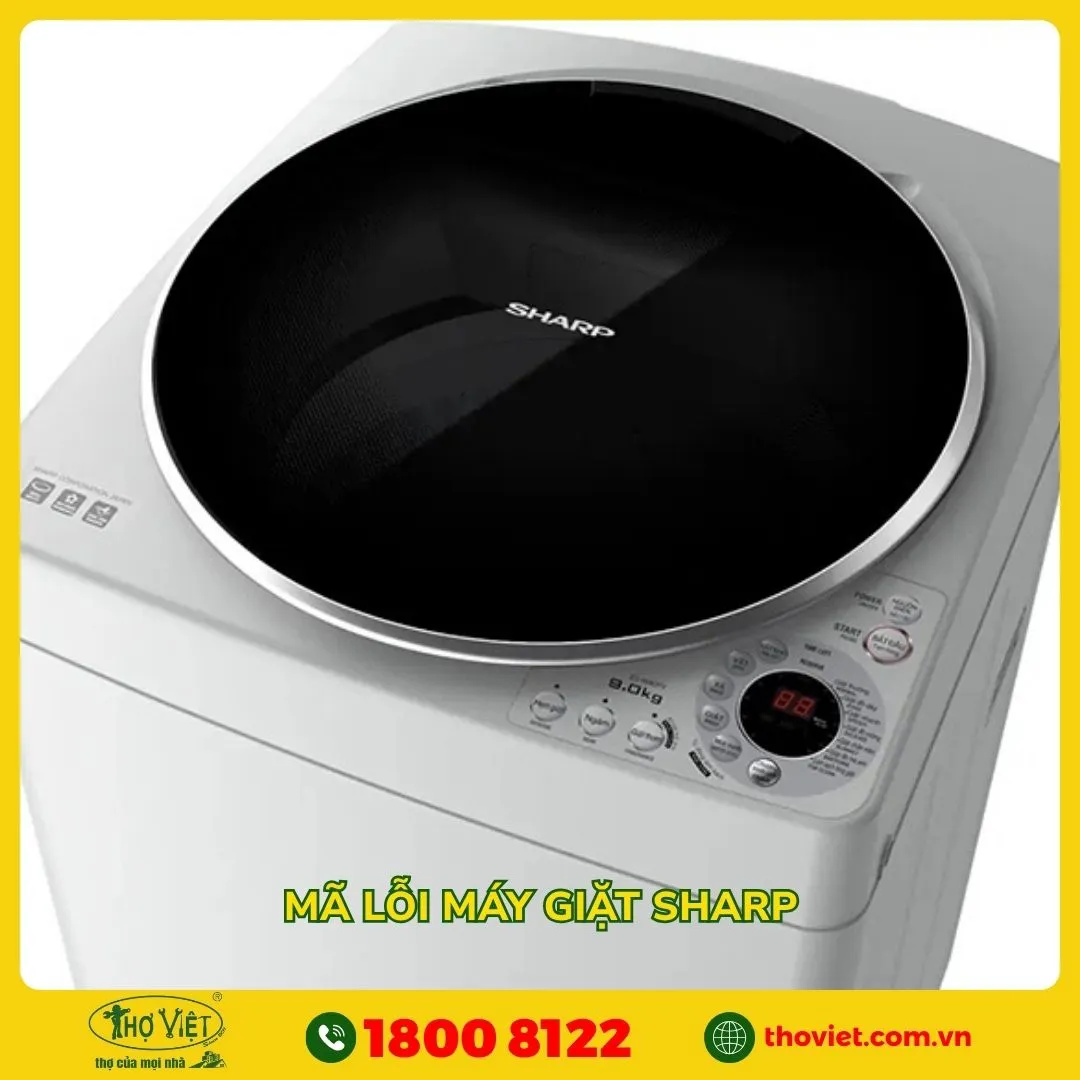 Mã lỗi máy giặt Sharp