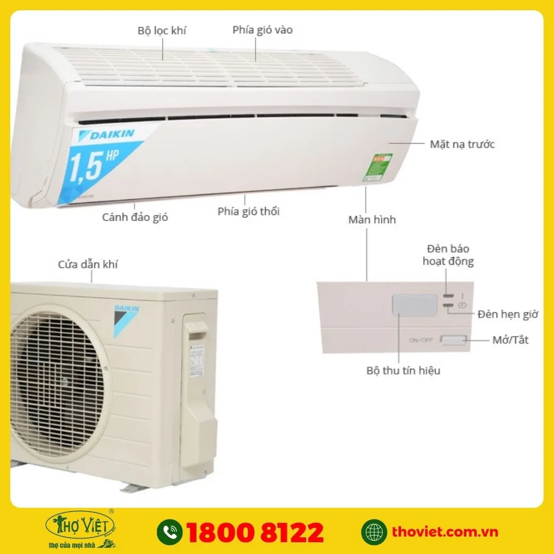 Máy lạnh Daikin cảm biến mắt thần