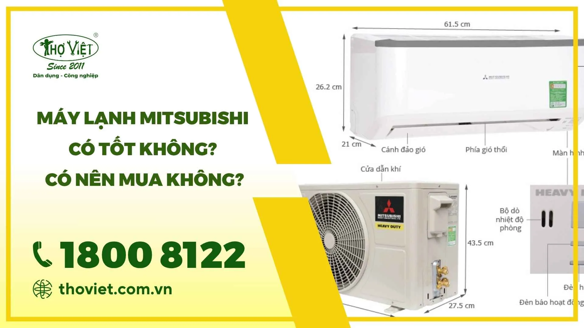 Máy lạnh Mitsubishi có tốt không?