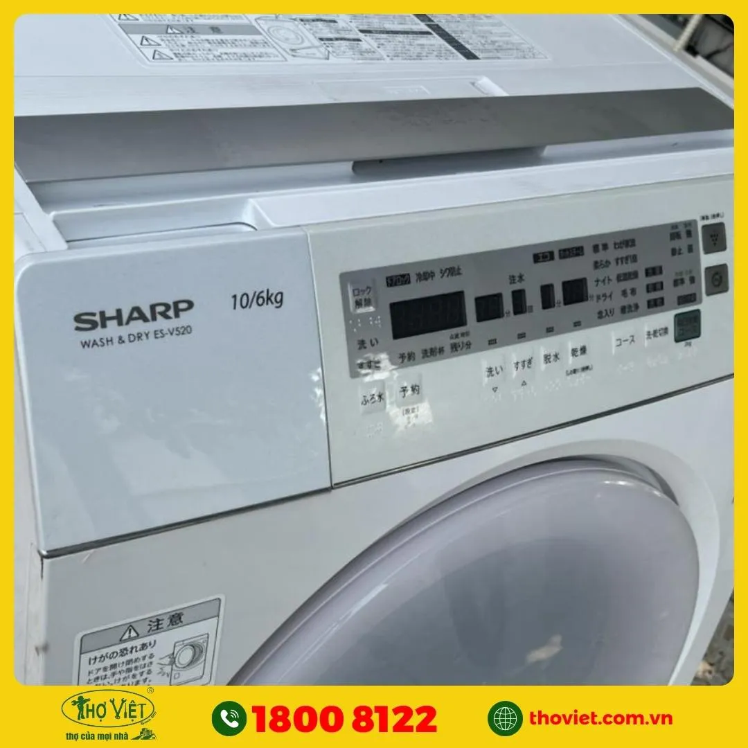 Mẹo dùng máy giặt Sharp nội địa lâu bền
