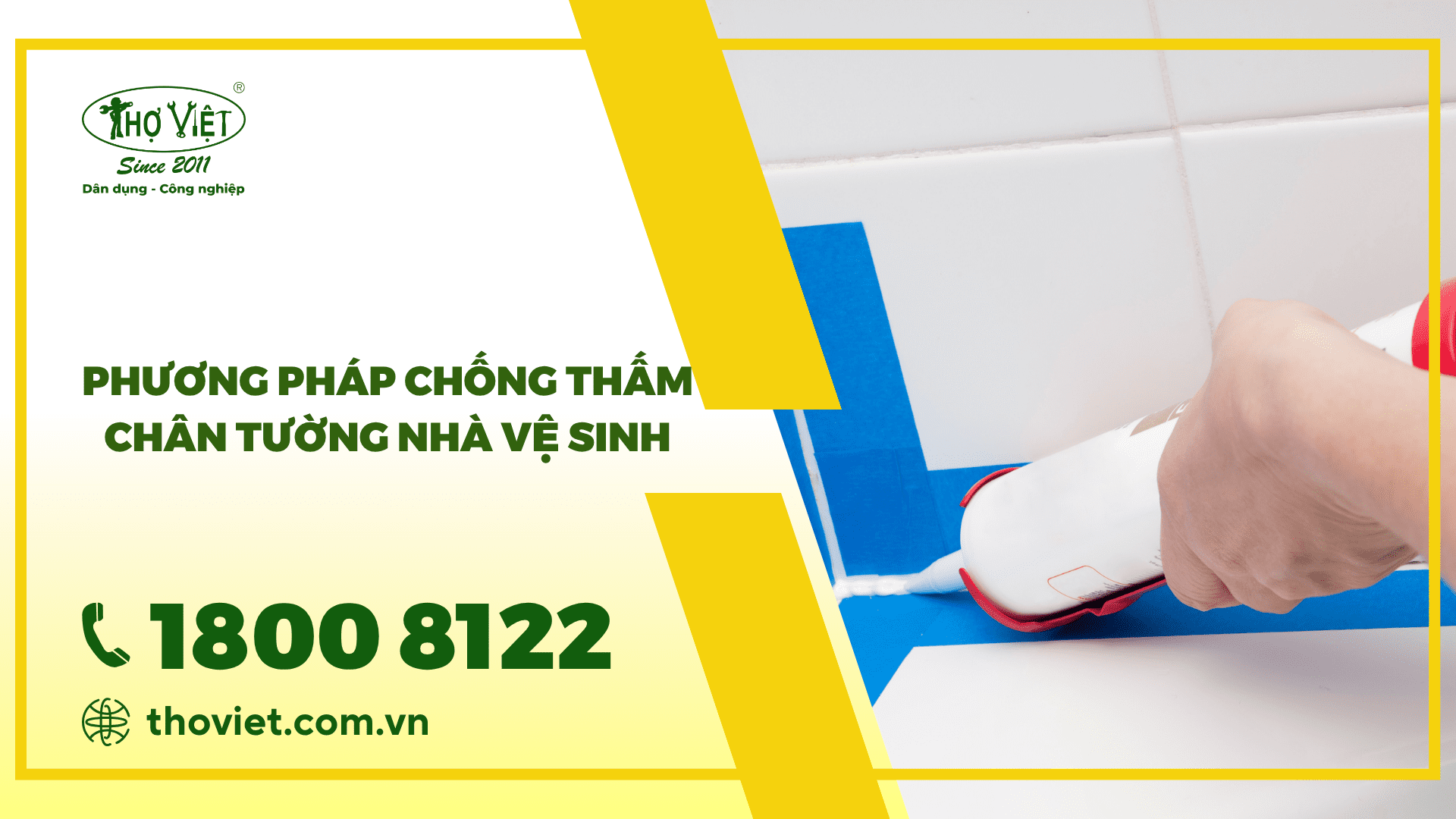 Bật mí các phương pháp chống thấm chân tường nhà vệ sinh hiệu quả