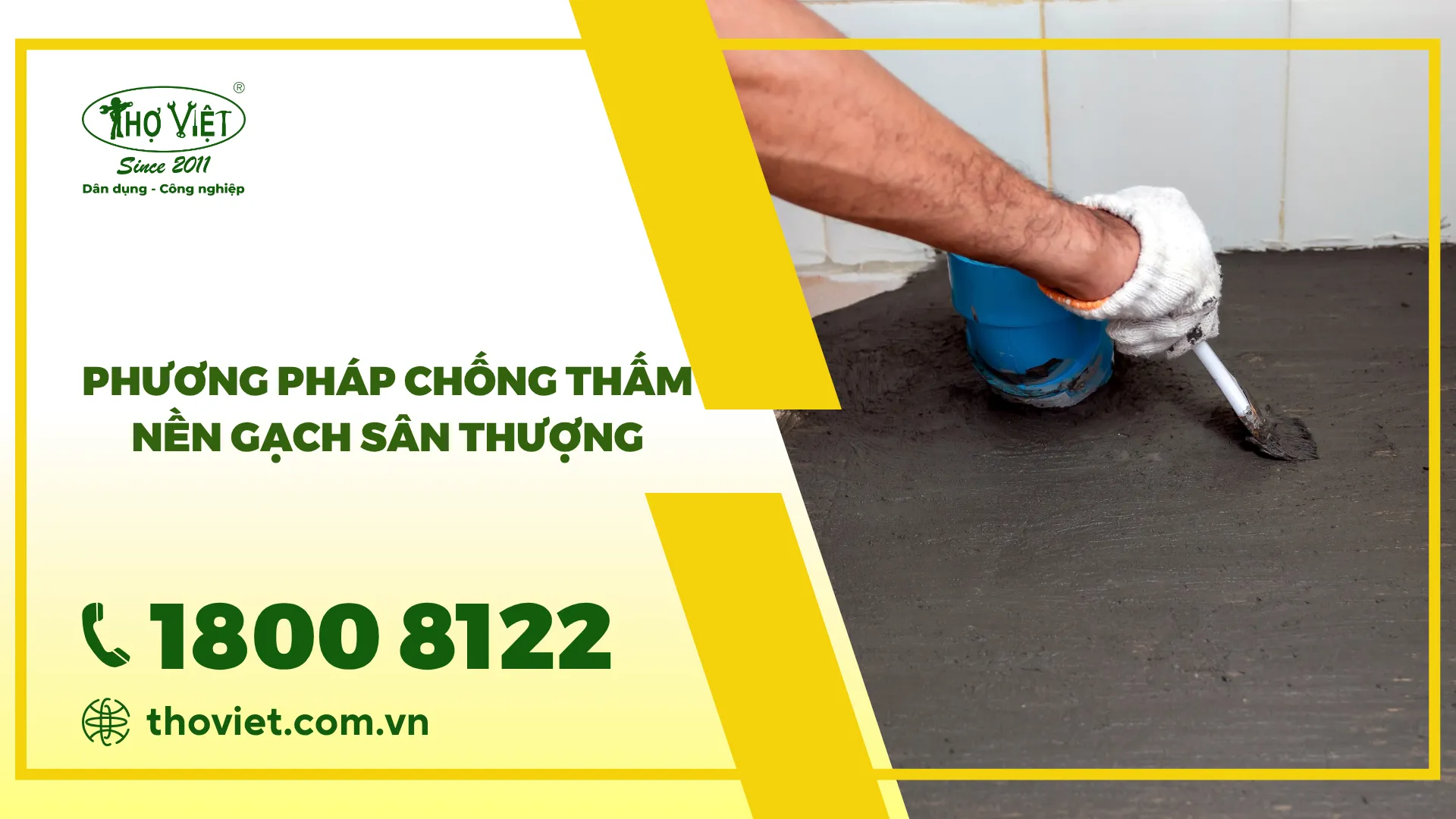 Bật mí các phương pháp chống thấm nền gạch sân thượng phổ biến hiện nay