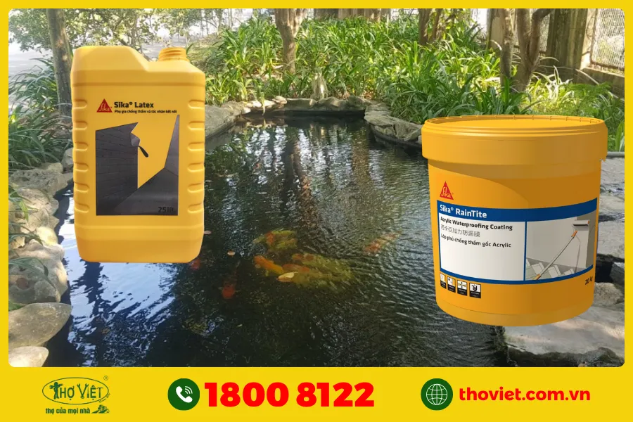 Vì sao, nên chọn Sika chống thấm cho hồ cá?