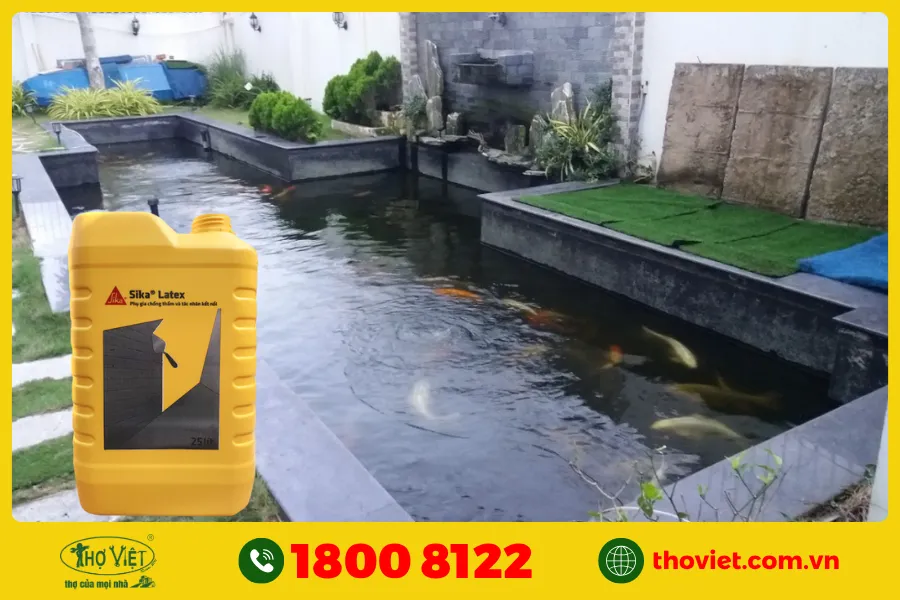 Các bước thực hiện Sika chống thấm cho hồ cá