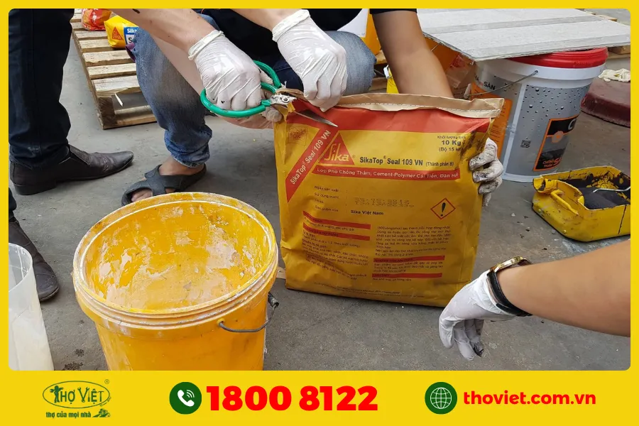 Một số lưu ý khi sử dụng Sika chống thấm cho hồ cá