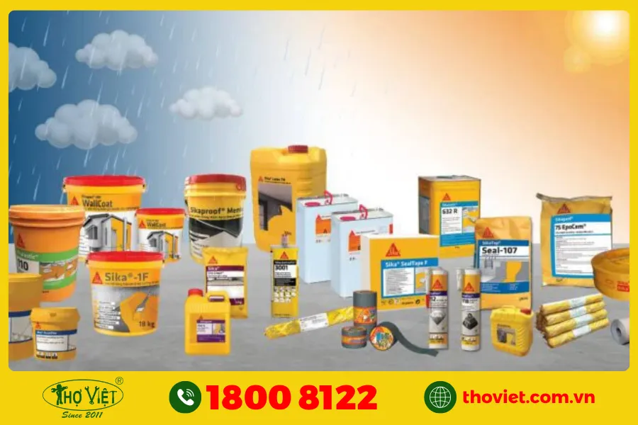 Bảng báo giá Sika chống thấm sân thượng mới nhất 04/2026