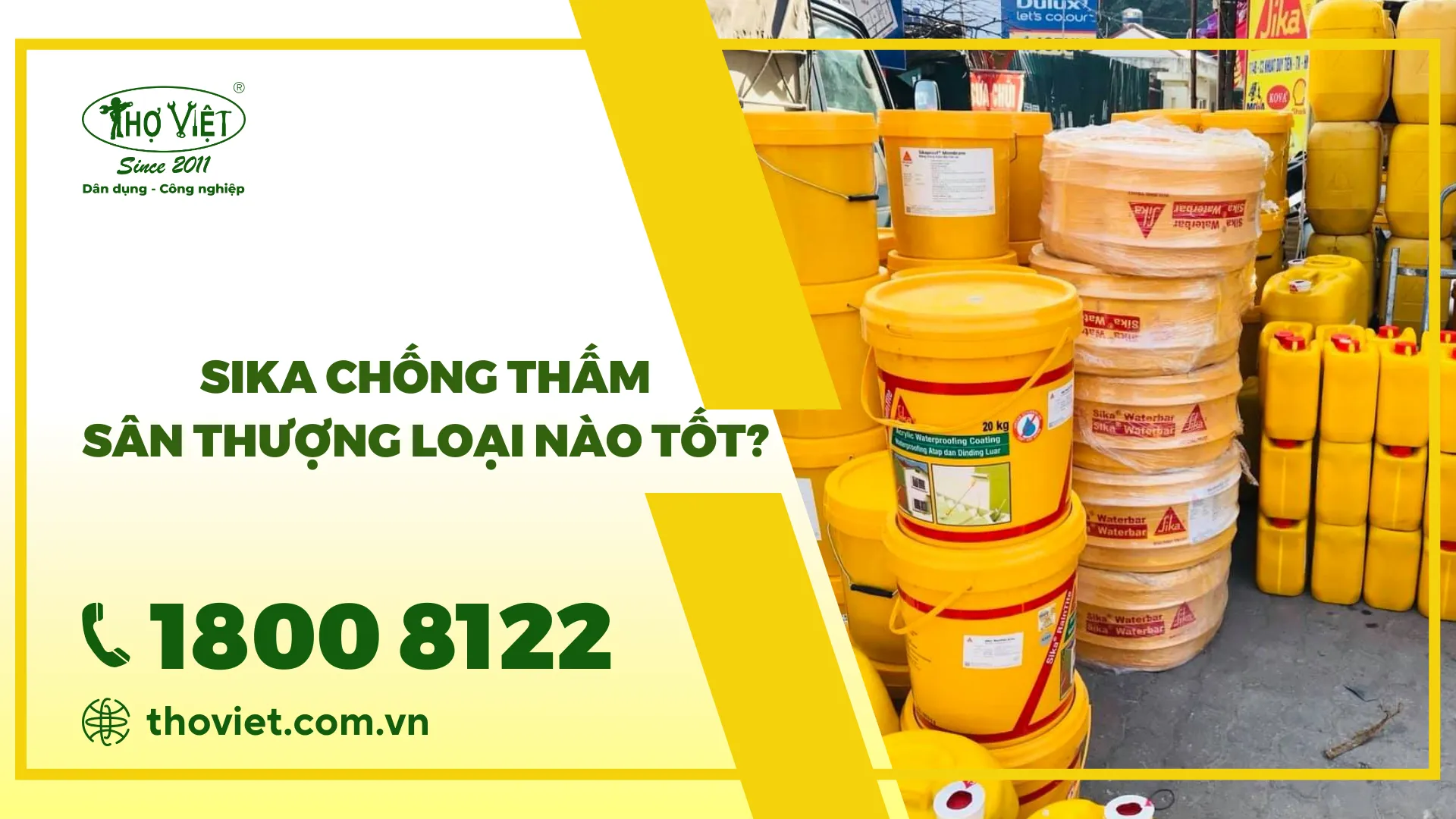 Sika chống thấm sân thượng loại nào tốt? Các bước thực hiện như thế nào?