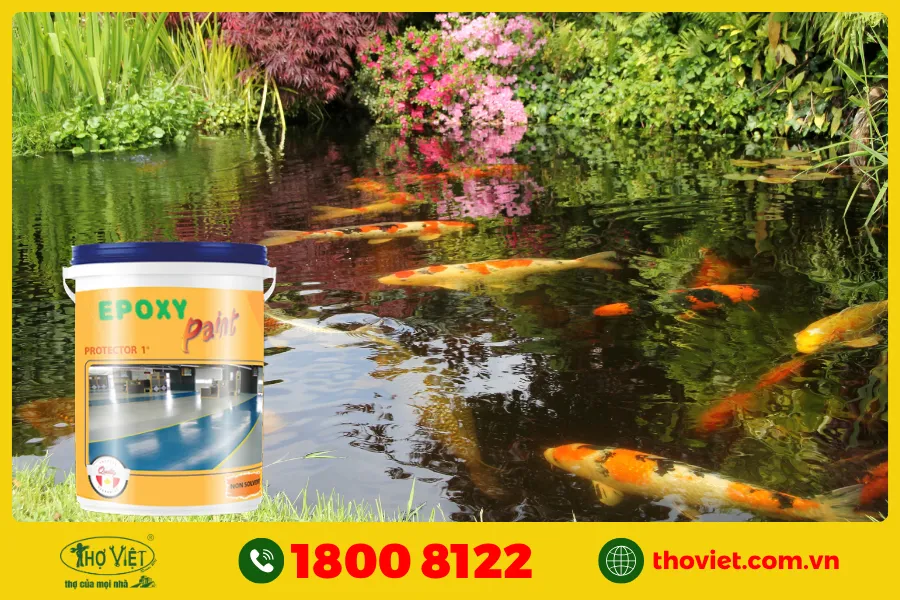 Một số lưu ý khi sử dụng sơn Epoxy chống thấm cho hồ cá