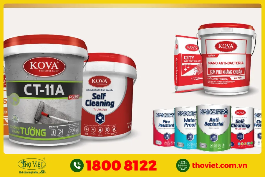 Giới thiệu về sơn Kova chống thấm