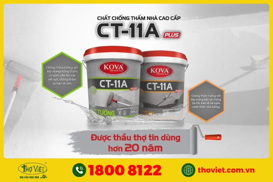 Vì sao, nên chọn sơn Kova chống thấm cho hồ cá?