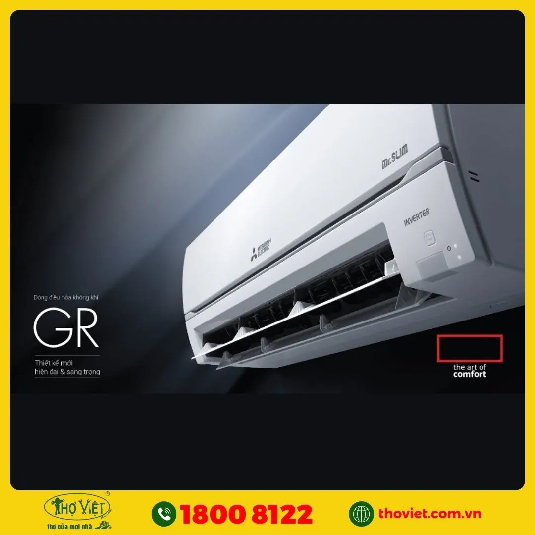 Thiết kế máy lạnh Mitsubishi đơn giản