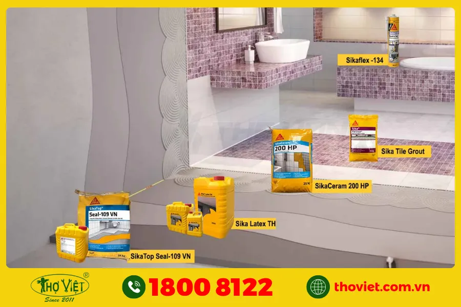 Tiêu chuẩn chọn vật liệu chống thấm cho nhà vệ sinh