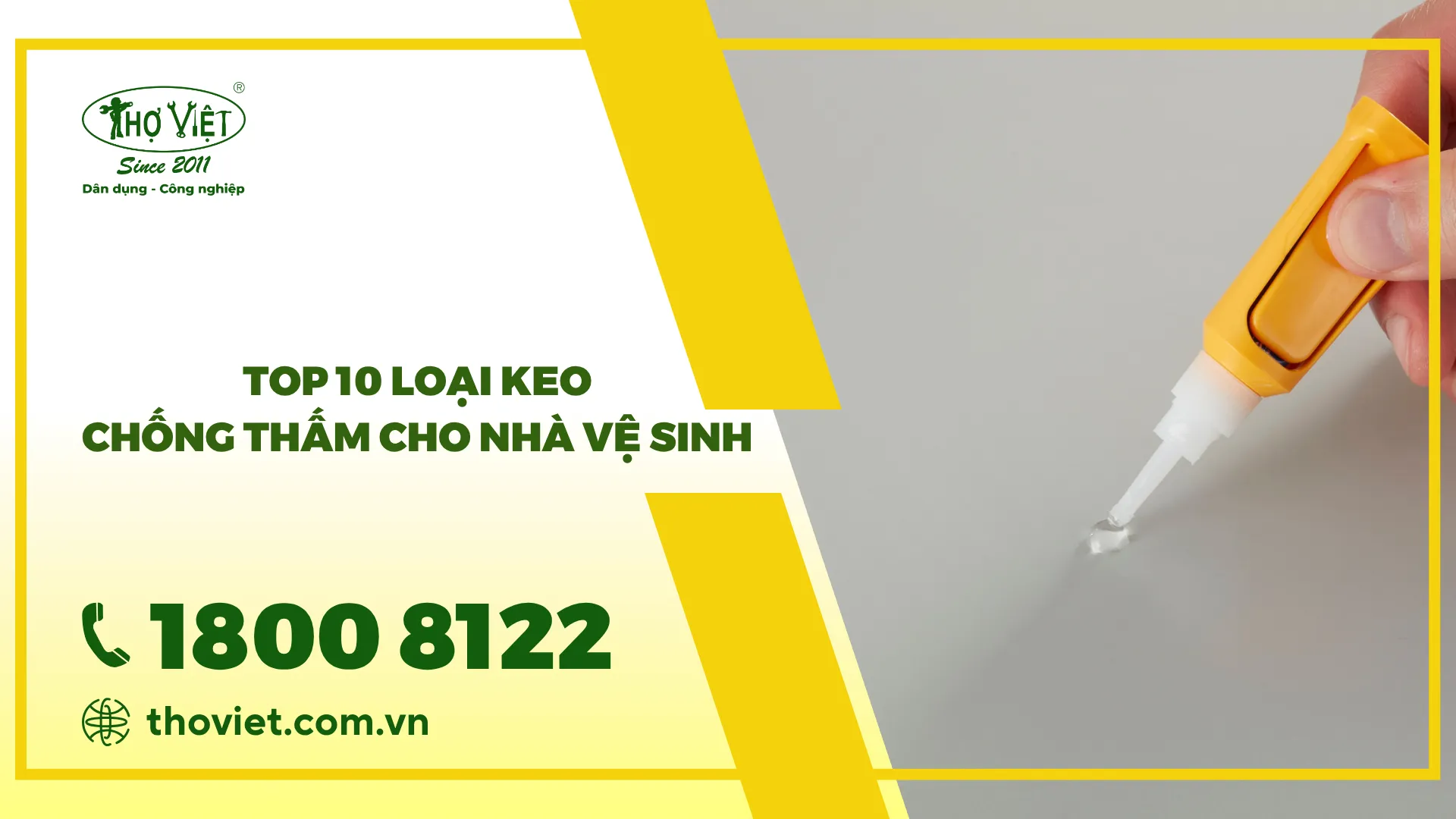 Top 10 loại keo chống thấm nhà vệ sinh hiệu quả nhất [nam]