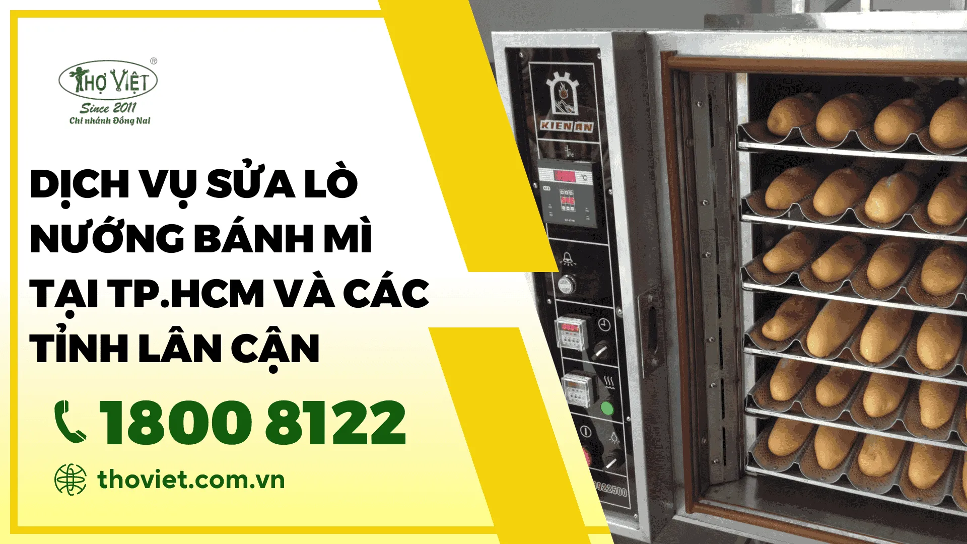 Dịch vụ sửa lò nướng bánh mì tại TP.HCM và các tỉnh lân cận