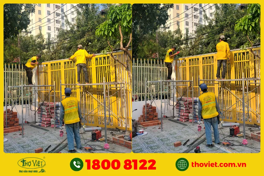 Giới thiệu dịch vụ sửa cửa sắt - Thợ Việt