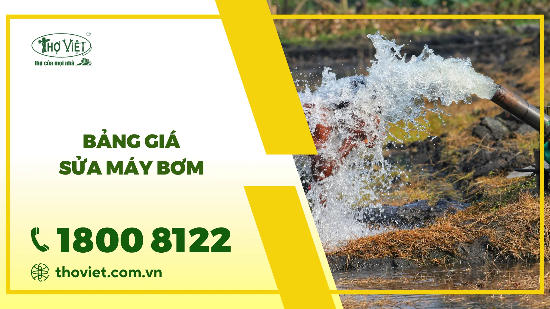 Bảng giá sửa máy bơm nước mới nhất [thangnam]