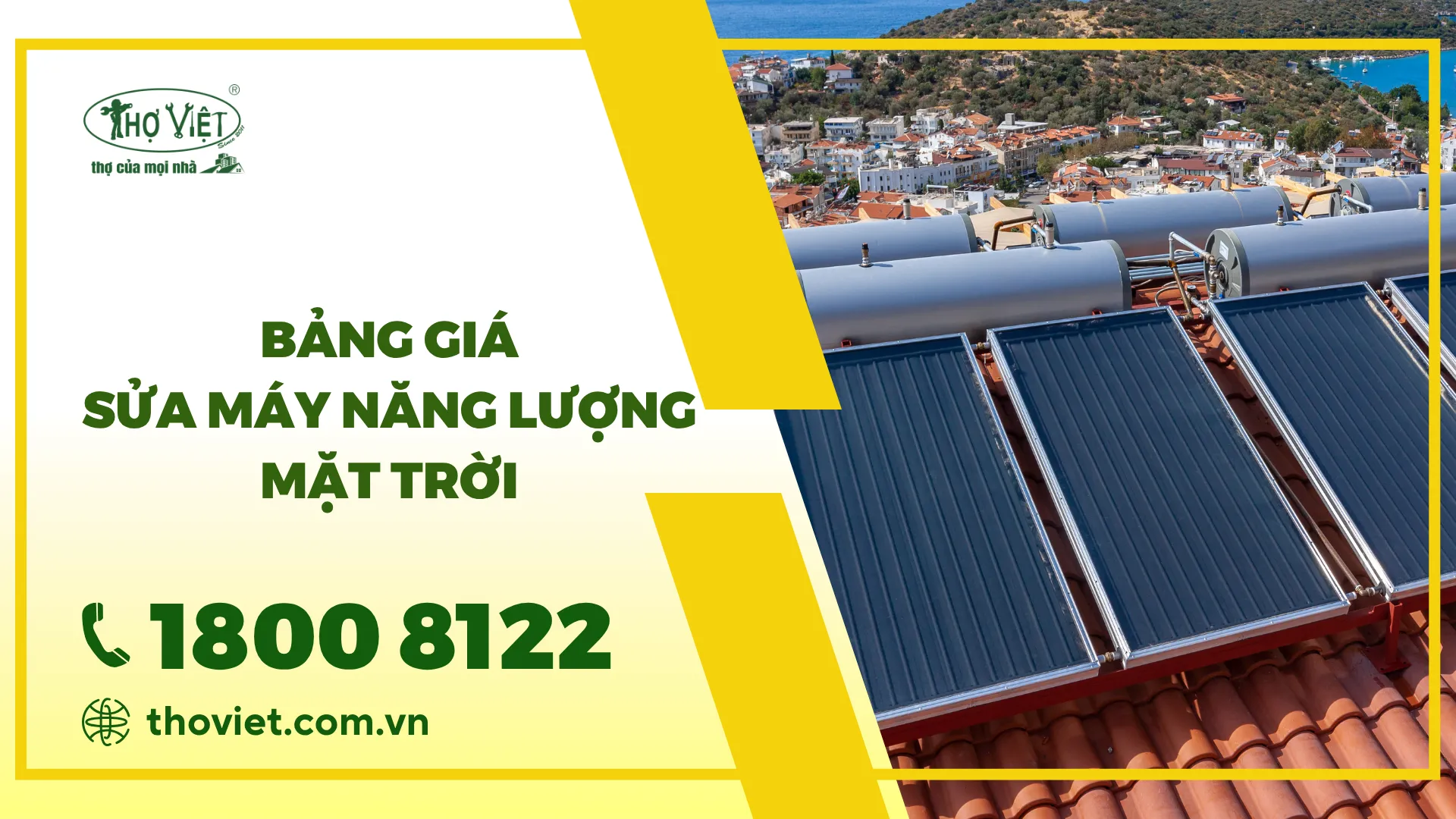 Bảng giá sửa máy năng lượng mặt trời mới nhất [thangnam]