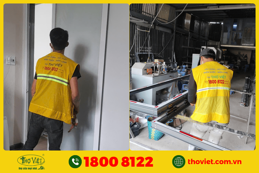 Giới thiệu dịch vụ sửa nhôm kính - Thợ Việt