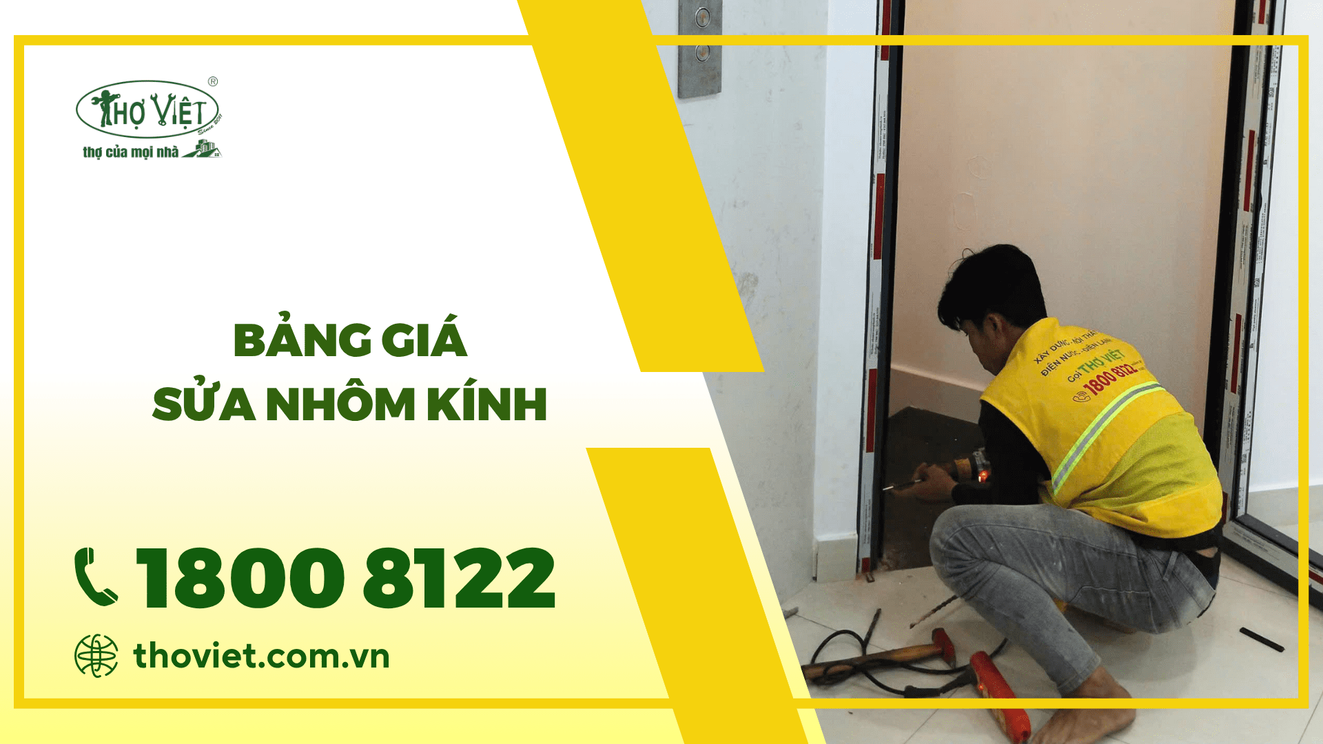 Bảng giá sửa nhôm kính mới nhất [thangnam]