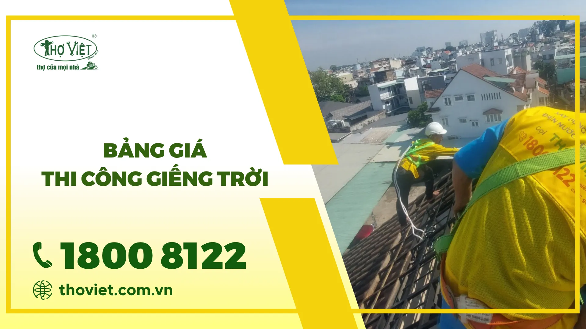 Bảng giá thi công giếng trời mới nhất [thangnam]