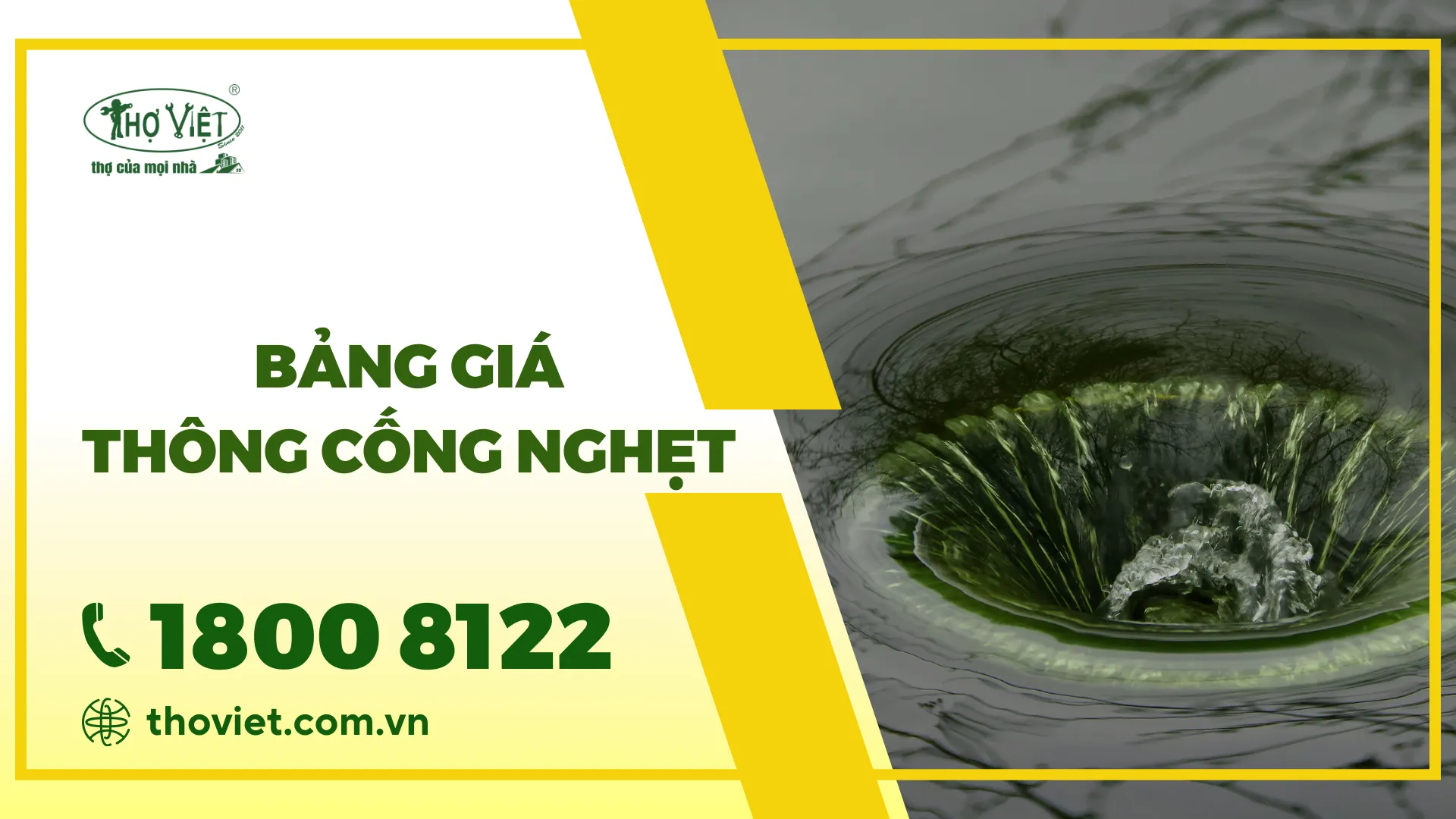 Bảng giá thông cống nghẹt mới nhất [thangnam]